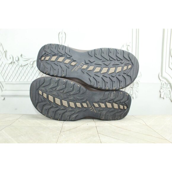 LL Bean Swift River Flip Flops All Terrain Brown Leather Size 9 M - Picture 7 of 7